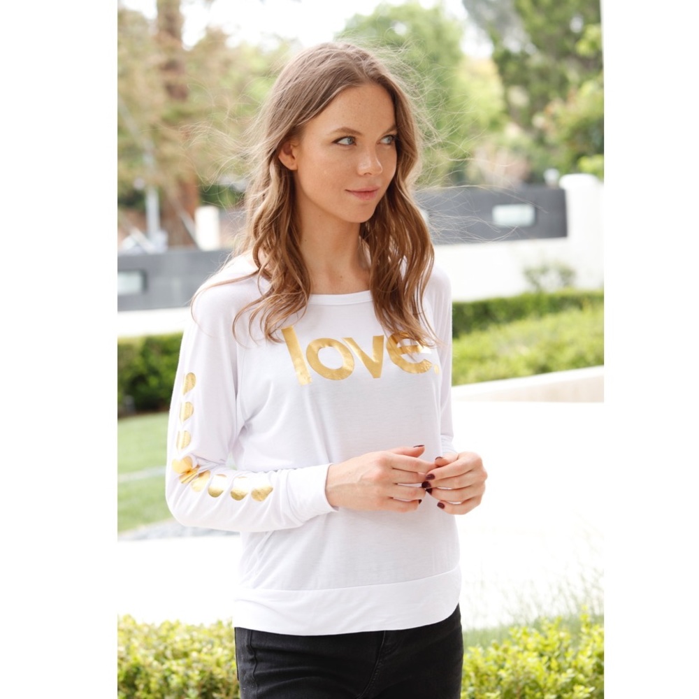 birdandvineusa.com Long sleeve love. tee